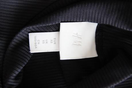 Rolákový body top, h&m, xs, xs