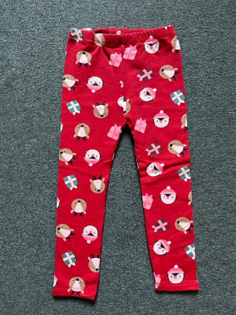 Vianočný set mikina a zateplene leginy, pepco,98