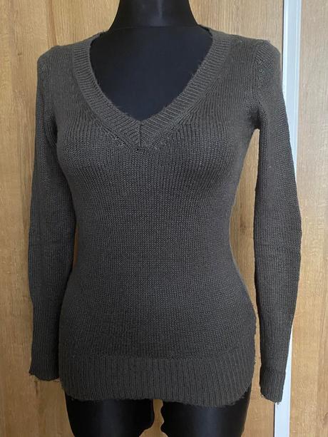 Calliope - sedy damsky sveter, s