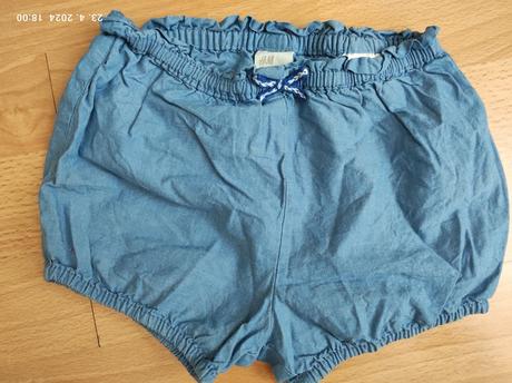 Kraťasy pre dievčatko 92, h&m,92