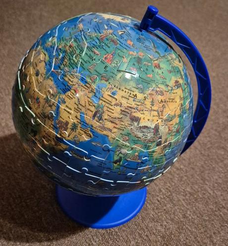 3d puzzle glóbus, 