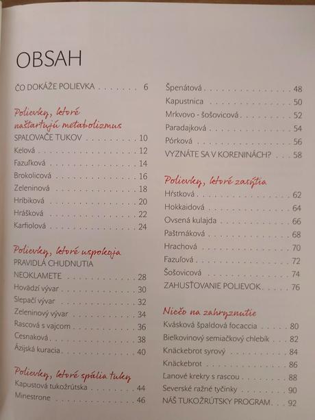 Kniha - polievky z ktorých sa chudne, 