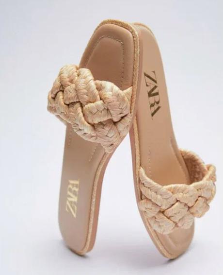 Krásne šľapky/ploché sandále značky zara, zara,38