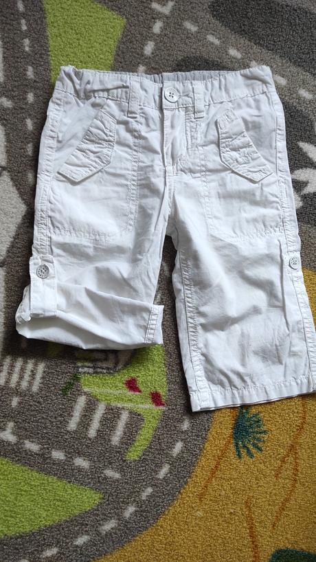 Biele letne platene nohavice primigi 2-3 roky, primigi,92