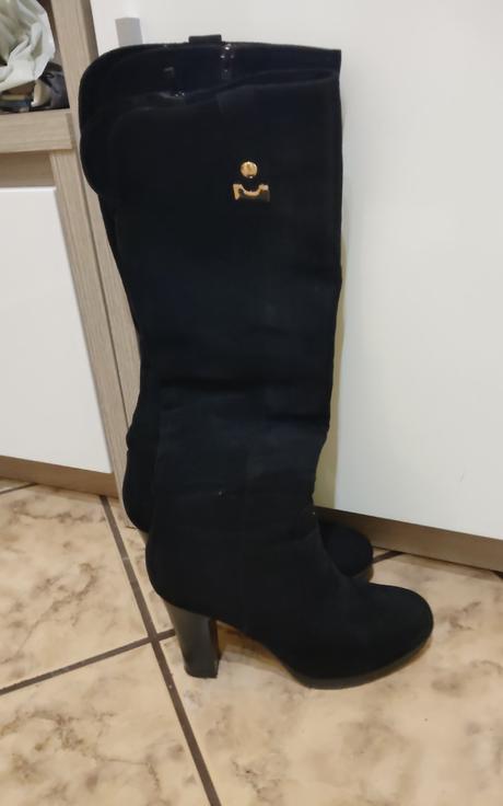 Dámske semišové čižmy, 39