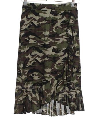 Sukňa olivovom zelená, m