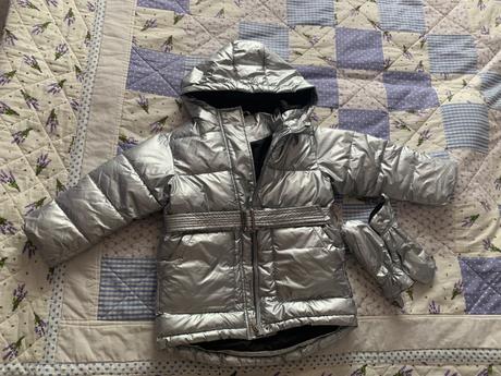 Zimná bunda + rukavice, reserved,122