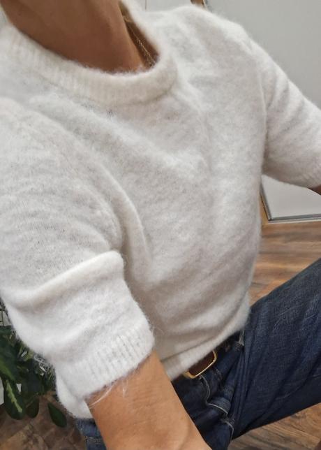 Chlpaty sveter s kratkym rukavom h&m, h&m,s