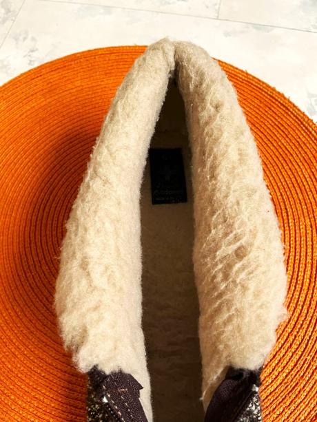 Seniorské vysoké papuče zatepl.ovčou vlnou, 40