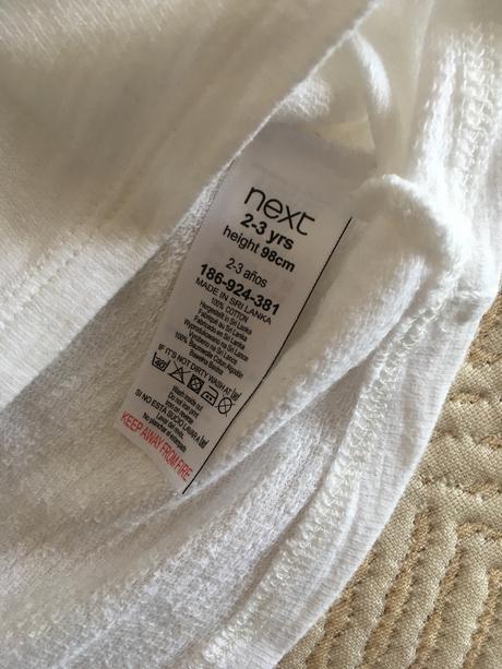 Hrubšie tričko / tenšia mikina next, next,98