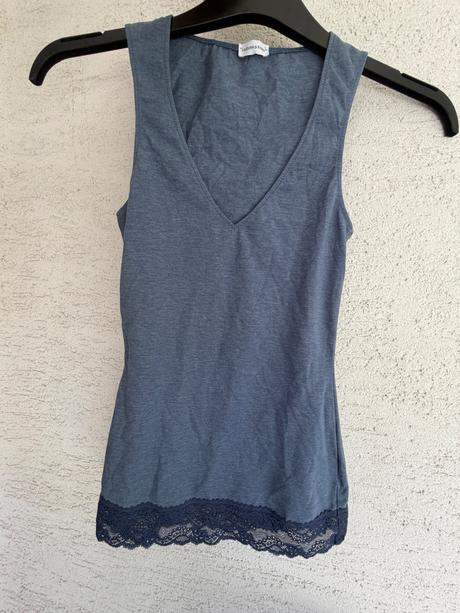 Intimissimi tielko tricko top s cipkou modre, intimissimi,xs