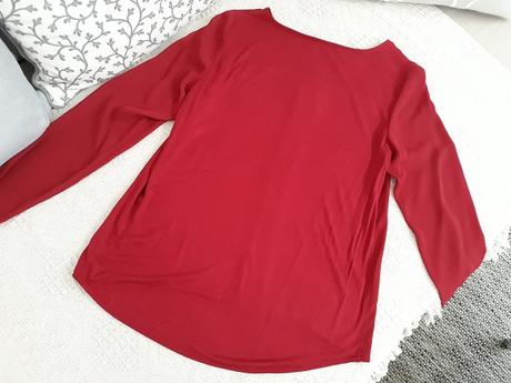 Predám kvalitnú červenú dámsku blúzku "s", orsay,s