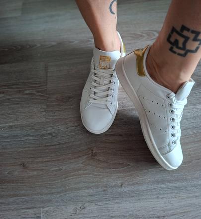 Bielo zlate tenisky adidas, adidas,39