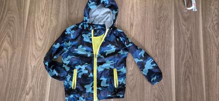 Maskáčová tenká bunda terranova, veľ. 116-122, terranova,116