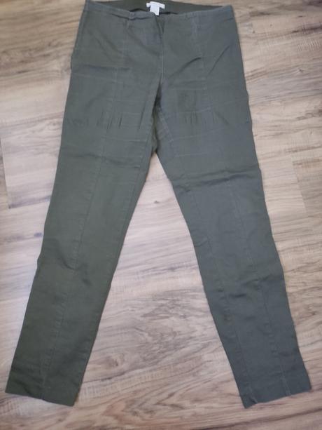 Zelené nohavice, h&m,40