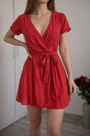 Zavinovacie šaty na bodky roxy, roxy,xs