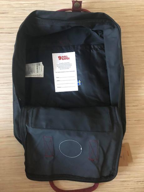 Nový batoh fjällräven kanken čierno-červený, fjällräven