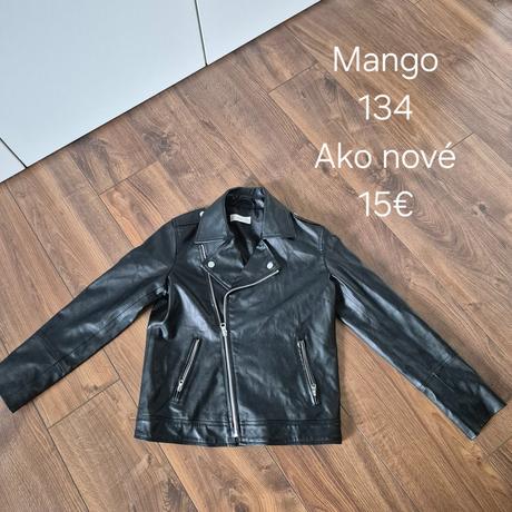 Koženka bunda blejzer, mango,134