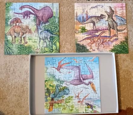 Puzzle dinosaurs,
