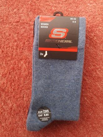 Skechers dámske ponožky 3 páry veľkosť 39-42, 39 / 40 / 42