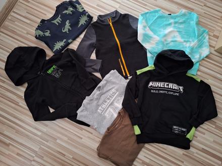 Mikiny veľ.122-128 7ks, 122–134