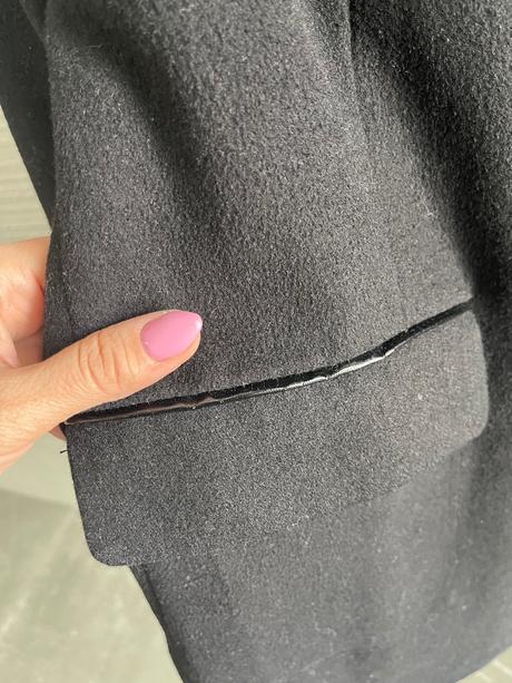 Čierny kabàt h&m 40, h&m,40