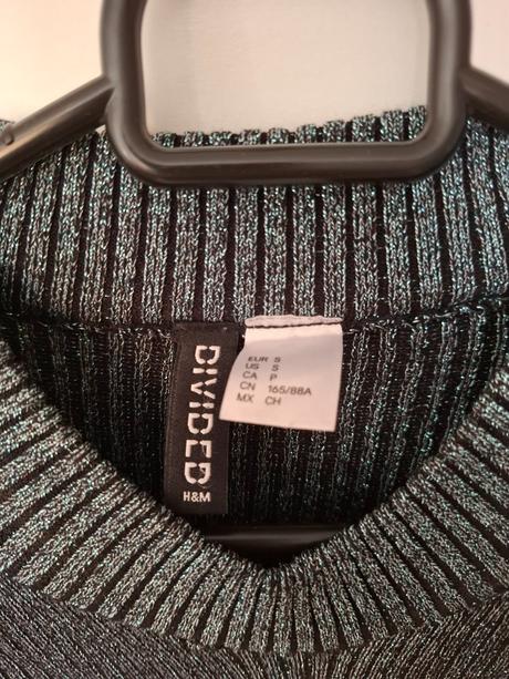 Trblietavý top, h&m,s