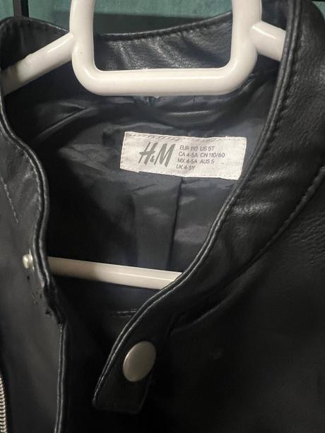 Koženková bunda, h&m,110