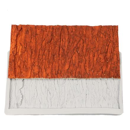 Silikónová forma drevená kôra xxl, bor-10, 