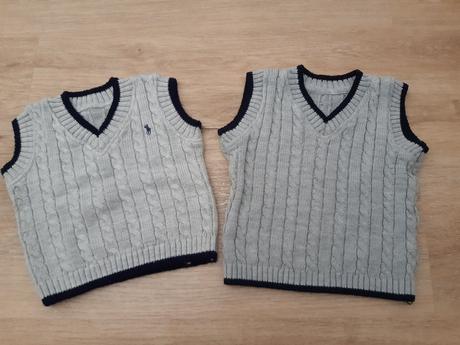 Pletené vesticky, 80