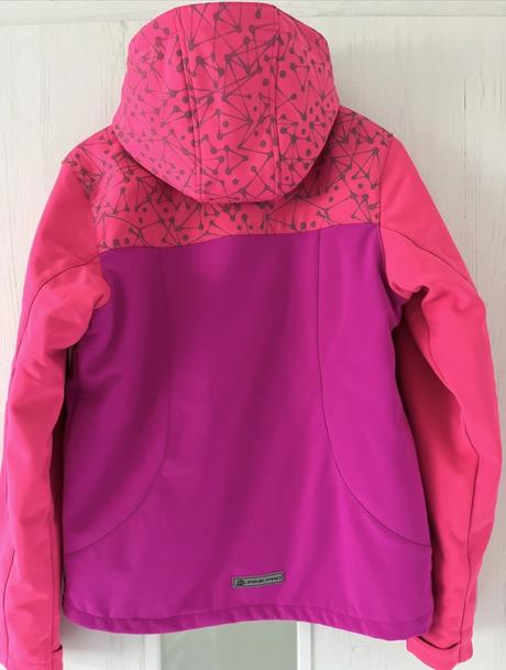 Hrubšia zateplena softshel bunda, alpine pro,164