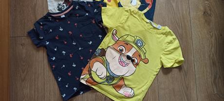 Balík tričiek 122/128, h&m,128