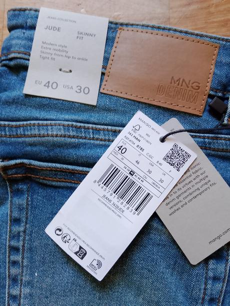 Mango pánske rifle jude skinny fit, mango,40