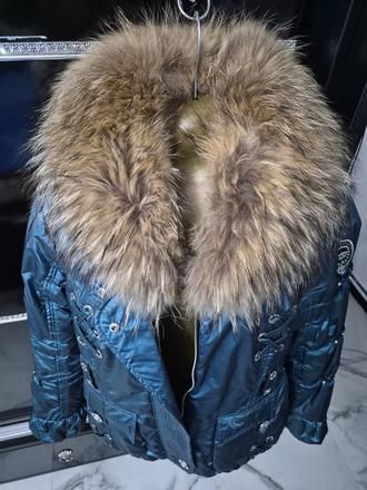 Bunda nickelson s pravou kozusinou, s