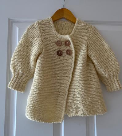 Žltý handmade unisex sveter, 98, 98