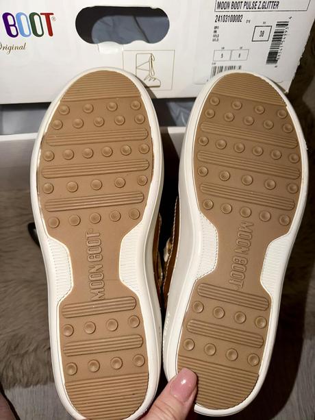 Moon boot original gold luxusne cizmy-snehule, 38