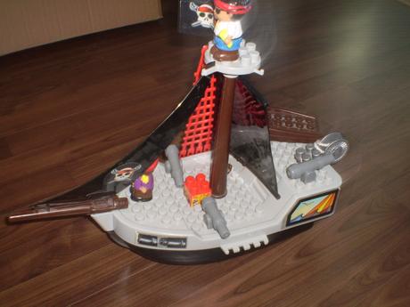 Detská pirátska loď - abrick stavebnica, 