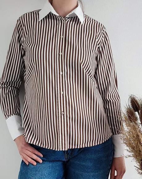 Pružkovaná blúza, l