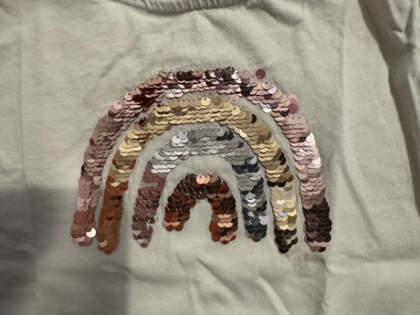 Tričko s dúhou hm, h&m,110