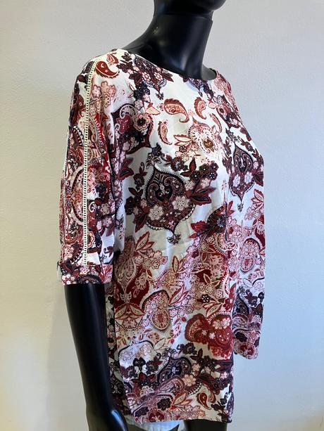 Dámska vzorovaná blúzka s.oliver (46), s.oliver,xxxl