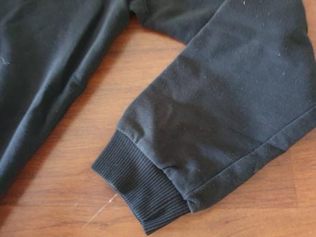 Čierna mikina h&m love, veľ. 134/140, h&m,134