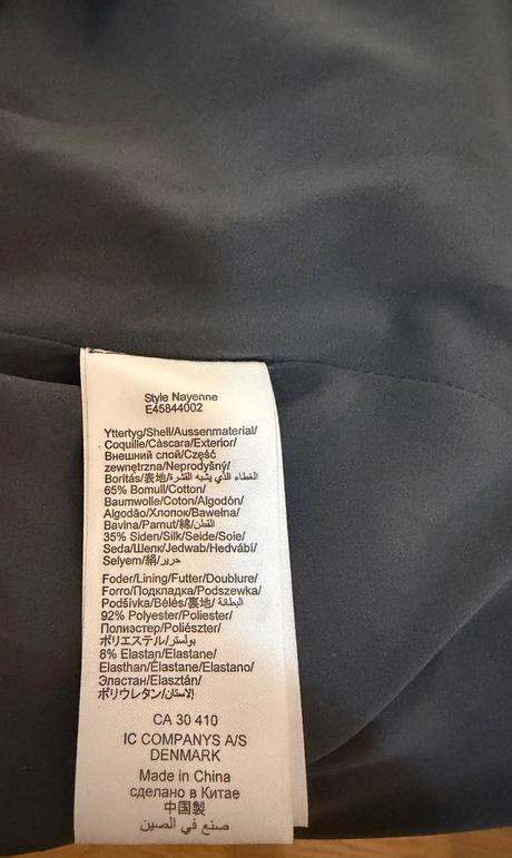 Elegantný top part two nayenne s hodvábom, 38