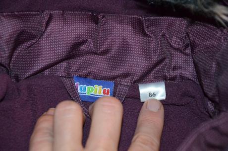 Bunda tepla vetrovka s kapucnou, lupilu,86