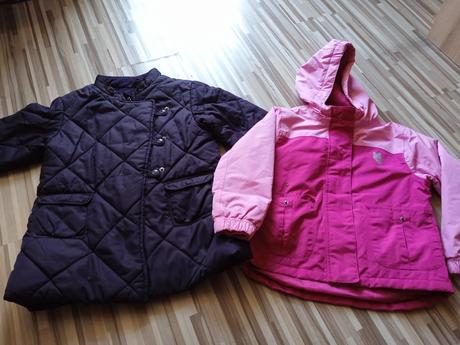 Predám dievčensku bundu +1 zadarmo, 110