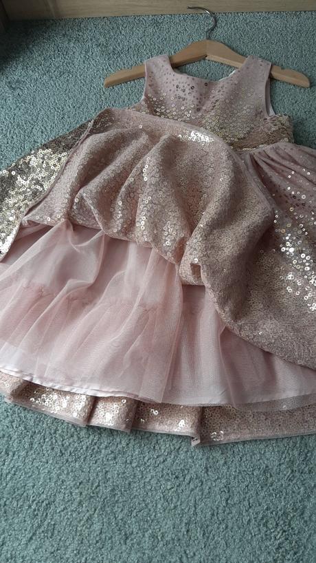 Nádherné trblietavé šaty, h&m,92