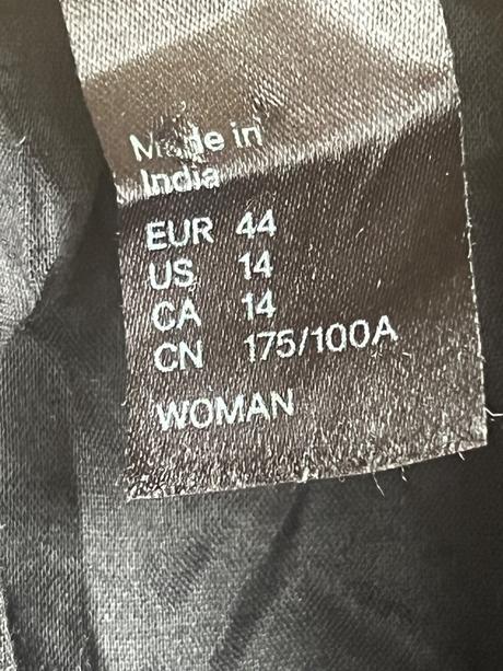 Čierna jemná boho blúzka/top h&m, h&m,44