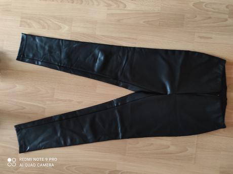Koženkové nohavice veľkosť 164, c&a,164