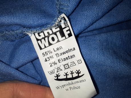 Ľanová sukňa grey wolf, m