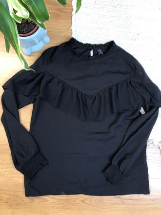 Čierna elegantná blúzka, amisu,36