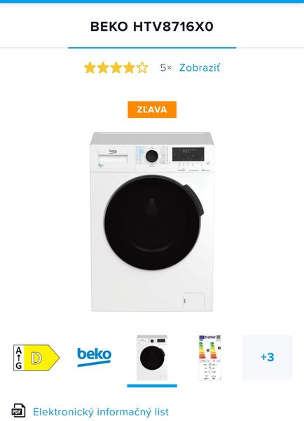 Perie Beko práčka so sušičkou príliš dlho?